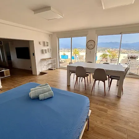 Penthouse Panoramique Avec Jacuzzi Appartement Ajaccio (Corsica)